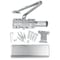 Lawrence Manual, Hydraulic, Door Closer, Extra Heavy Duty Interior and Exterior, Aluminum LH8016-AL - alternate 4